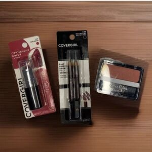 Covergirl Makeup Lot Brow Pencils Lipstick Blush Women’s Teens Stocking Stuffers